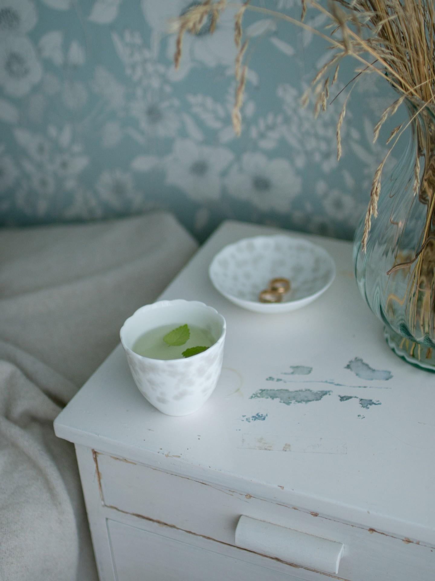 Slåpeblom varmgrå kopp uten hank 20 cl, 2 pakk