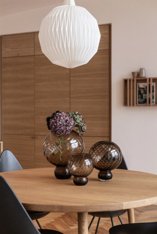 Meadow Swirl Vase Large, Topaz