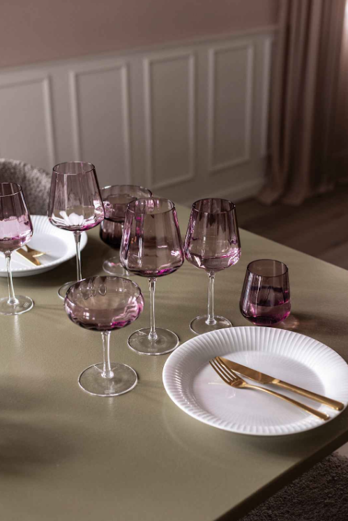 Meadow Hvitvinsglass, Plum