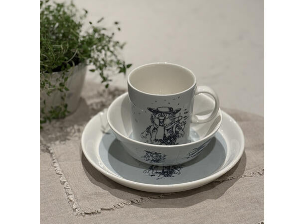 Flåklypa Flåklypa skål 14cm, Ludvig i snøføyka