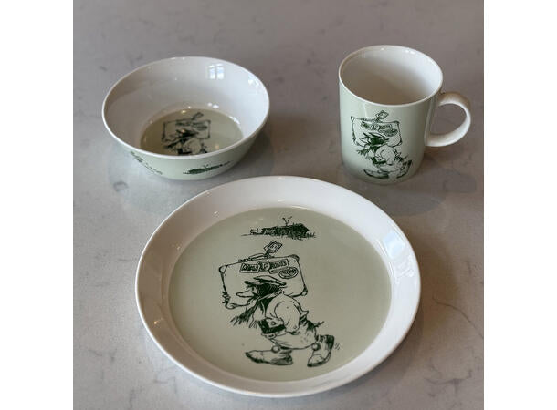 Flåklypa Flåklypa asjett 20cm, Solan i Italia