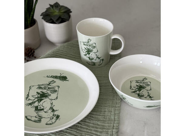 Flåklypa Flåklypa asjett 20cm, Solan i Italia