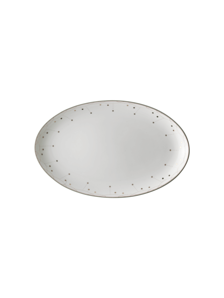 Wik & Walsøe Julemorgen Girlander ovalfat, 39 cm