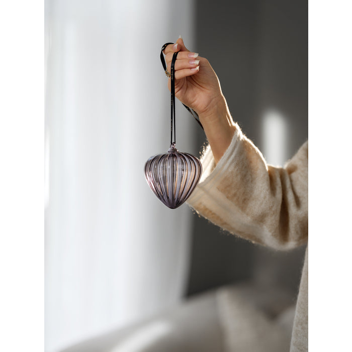 HAZEL dekorkule 10 cm, Koks