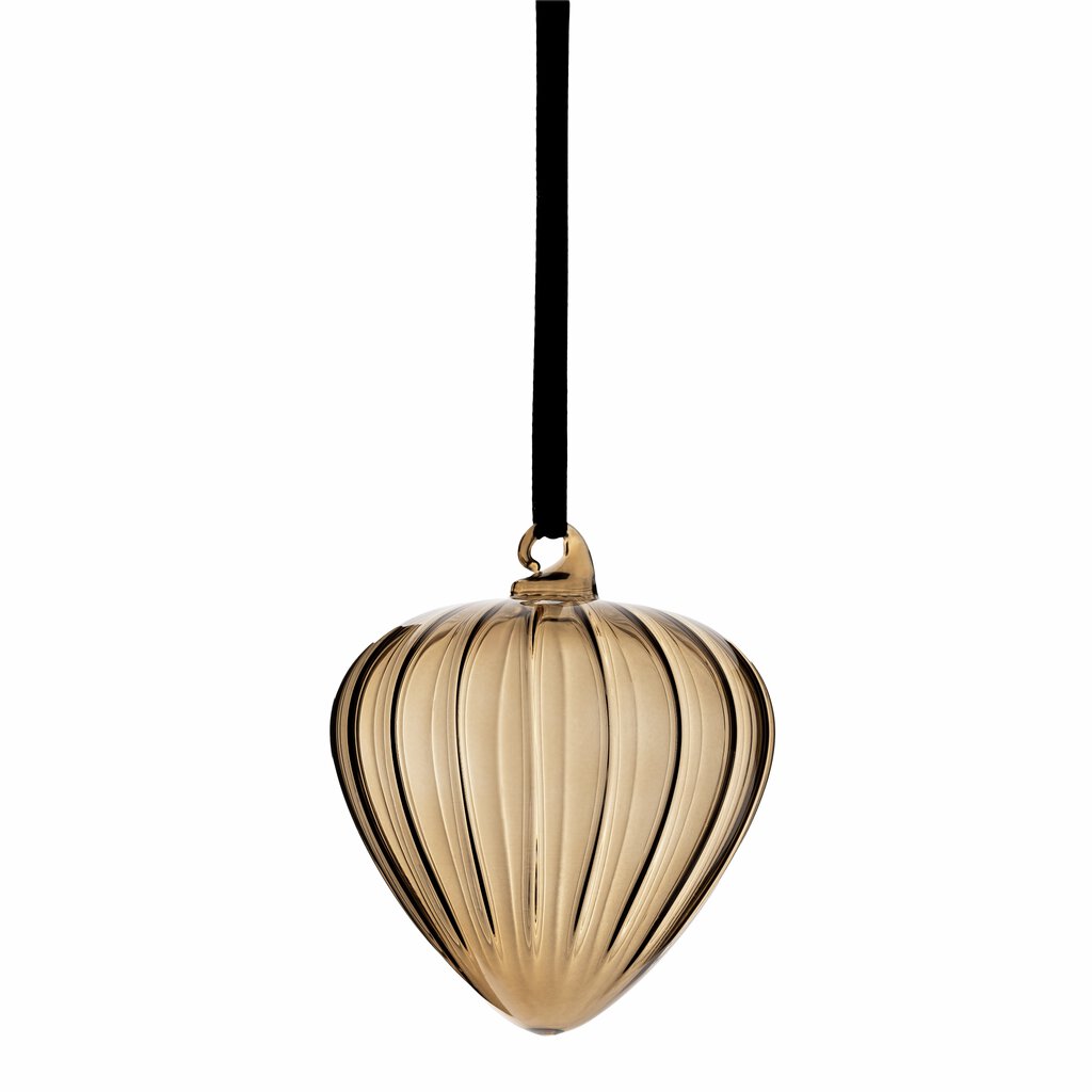 HAZEL dekorkule 10 cm, Topaz