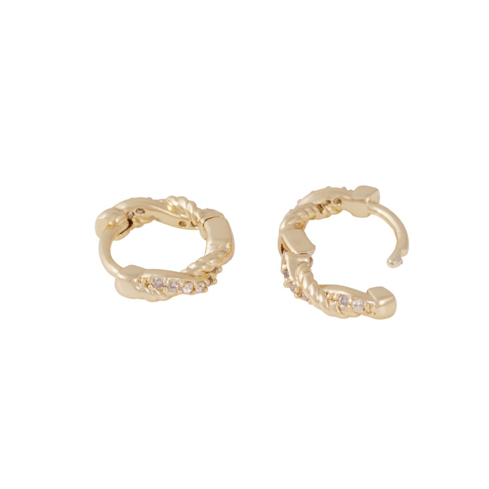 Twist small øreringer