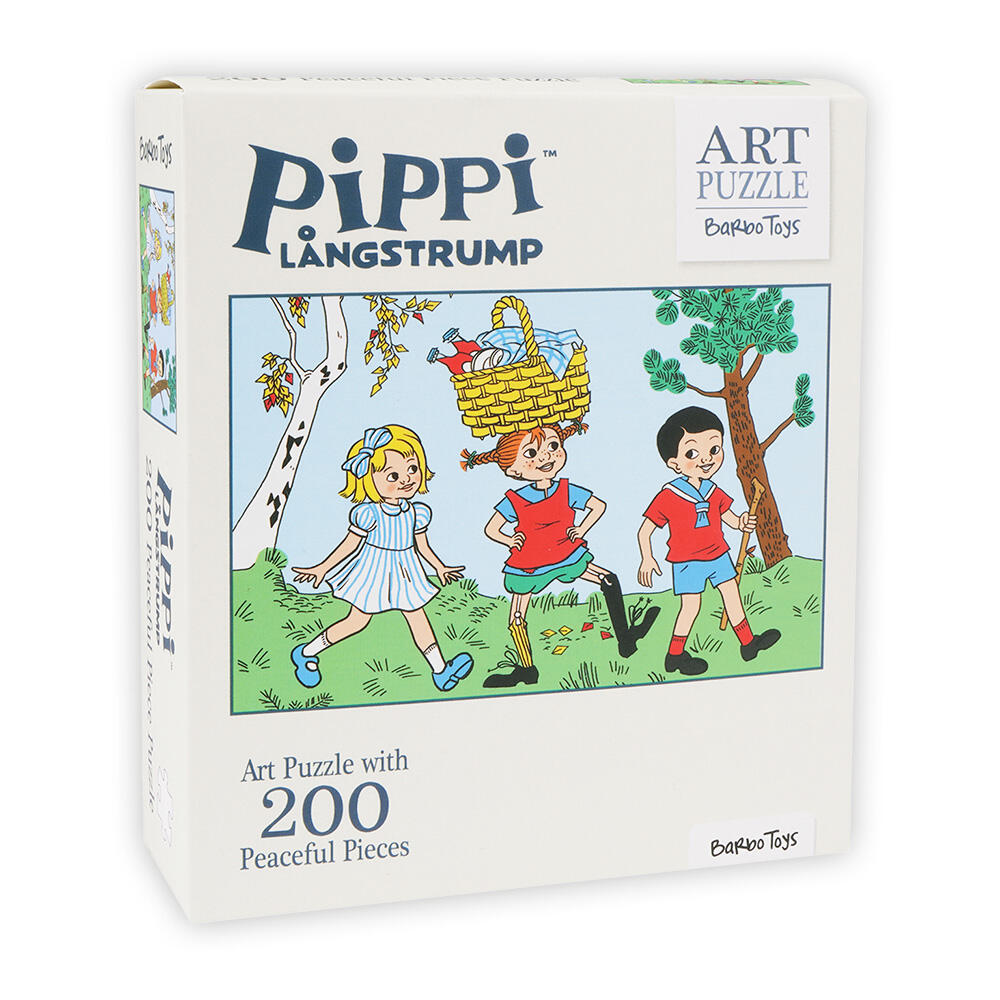 Puslespill 200 brikker, Pippi Langstrømpe