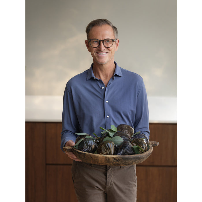 HAZEL dekorkule 10 cm, Koks