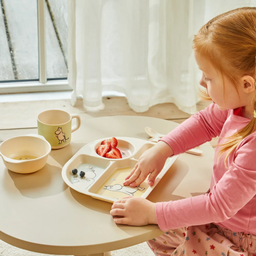 Mummi spisesett i melamin, 5 deler