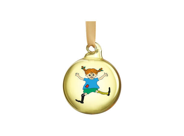 Muurla Pippi og Emil julekuler, 4 stk