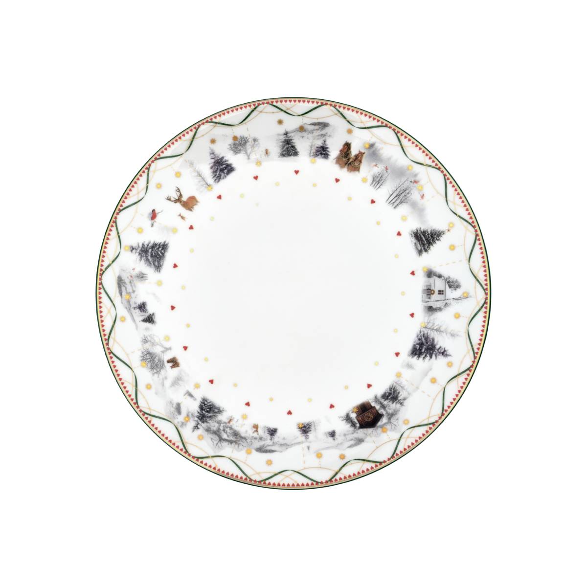 Julemorgen Saga tallerken, 23 cm