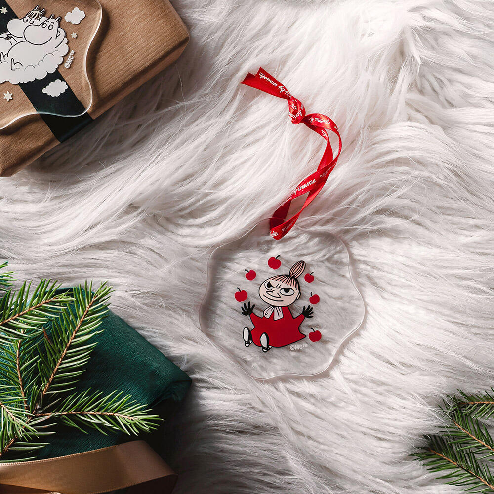 Mummi glassdekor 8 cm, Lille my