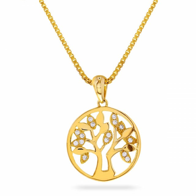 Smykke i forgylt sølv, Livets tre