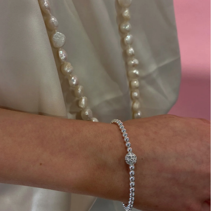 MYSK FORSØLVET ARMBÅND