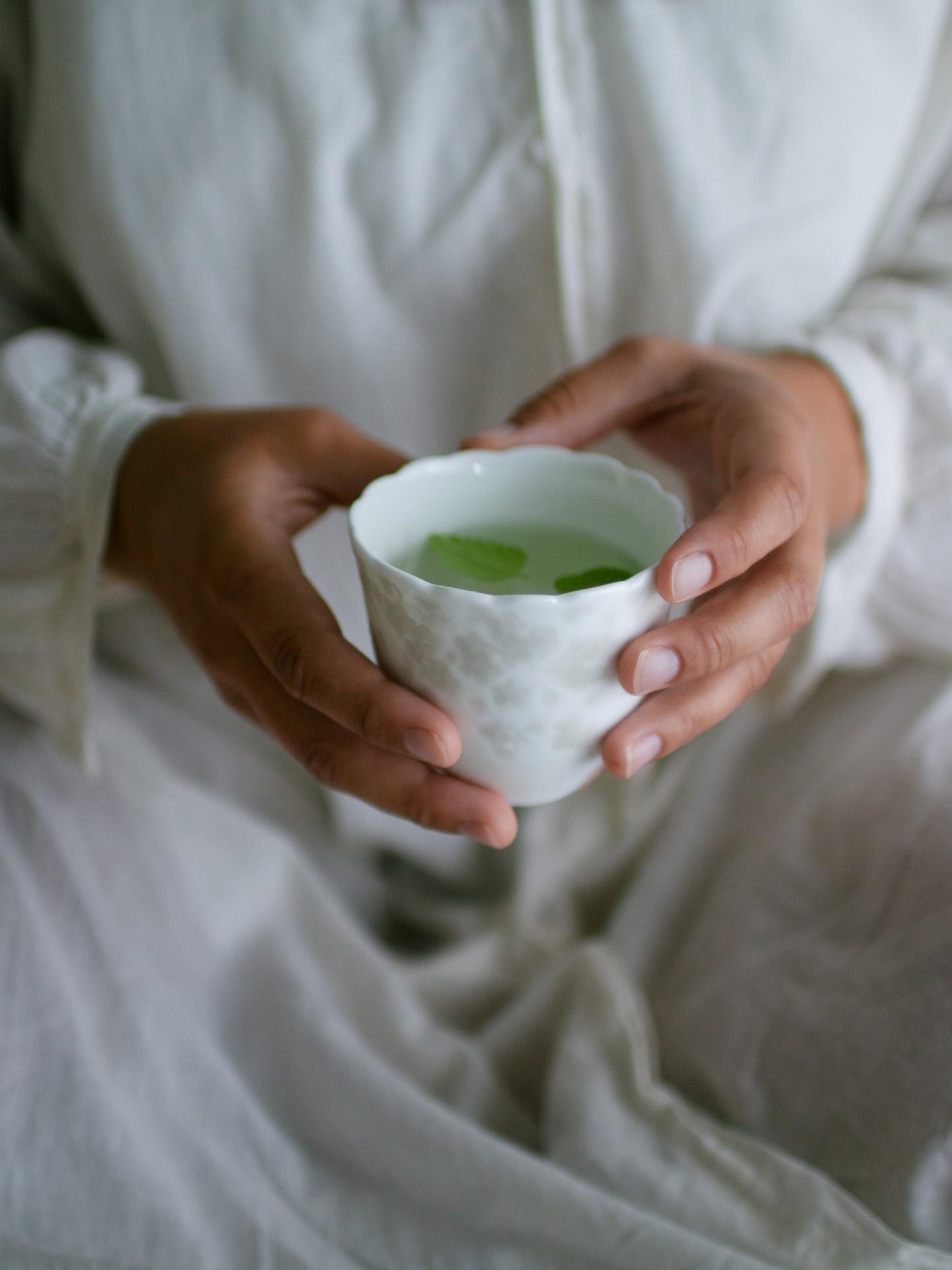 Slåpeblom varmgrå kopp uten hank 20 cl, 2 pakk