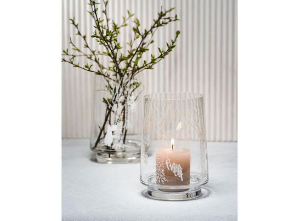 Mummi vase/lykt 20cm, I skogen