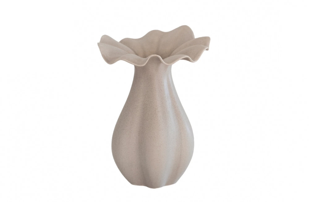 Nellie Vase Large, Sand