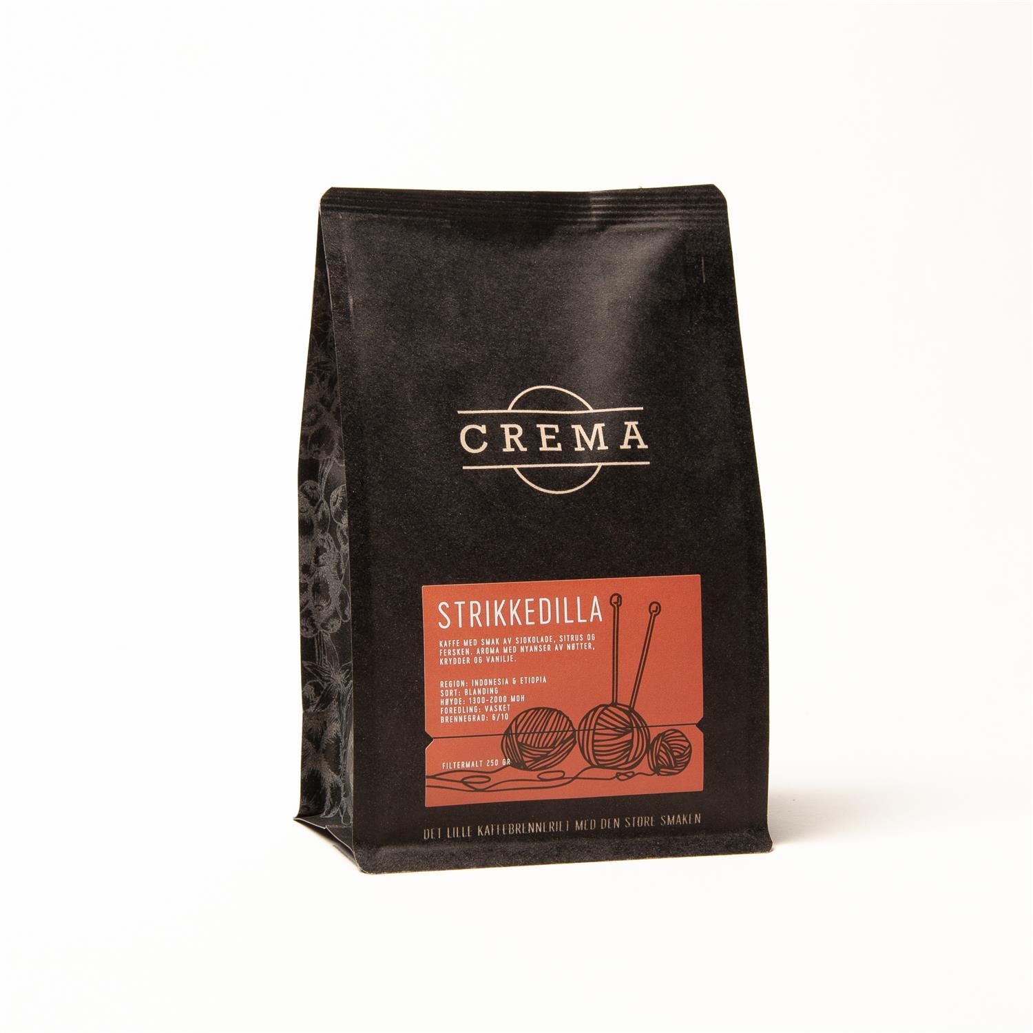 Strikkekaffe Filtermalt, 250 g