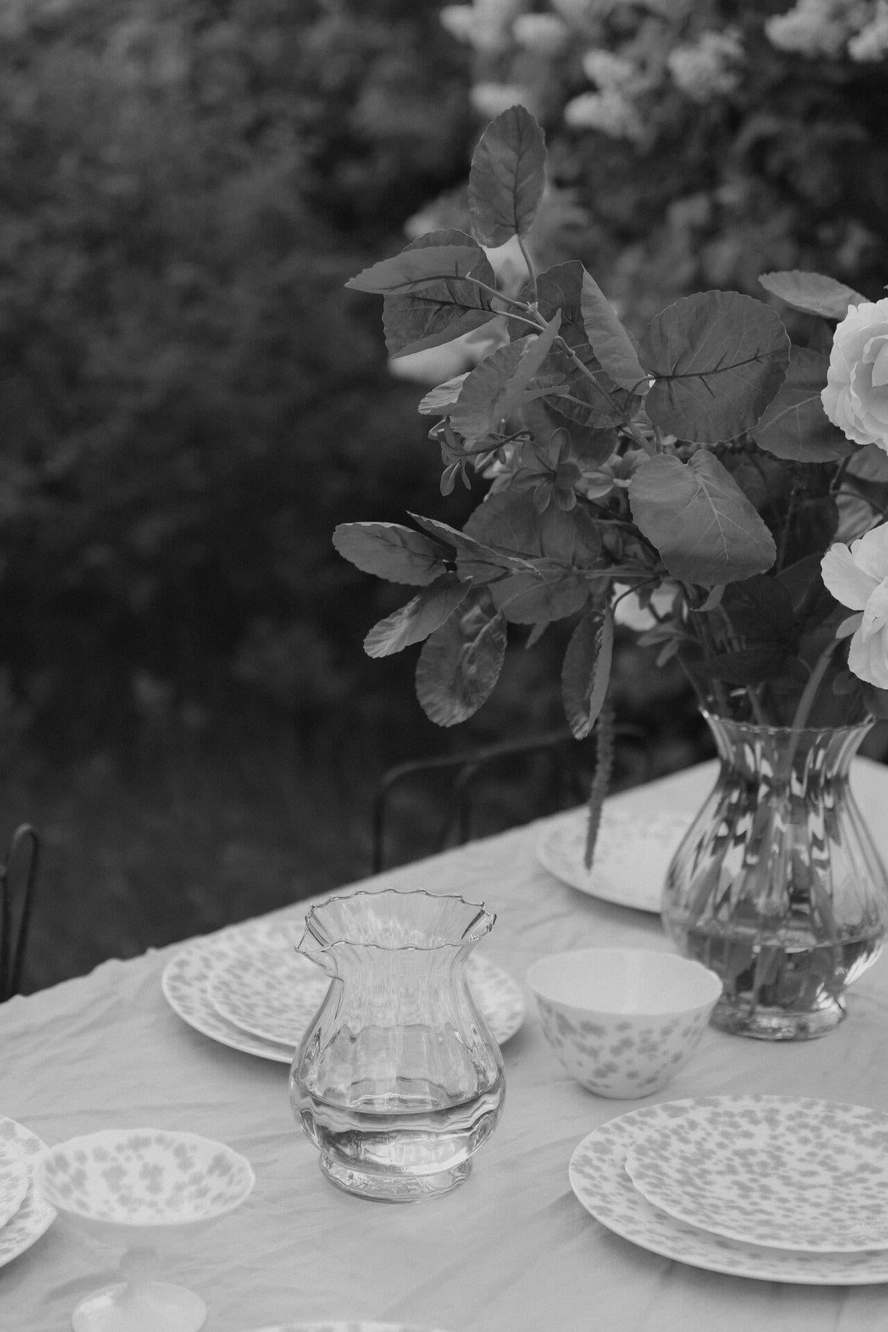 Slåpeblom rosa tallerken, 28 cm