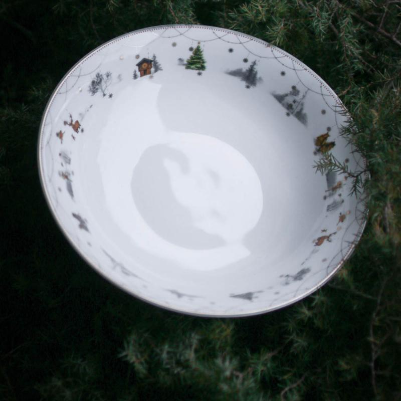 Wik & Walsøe Julemorgen Story dyp tallerken 20 cm