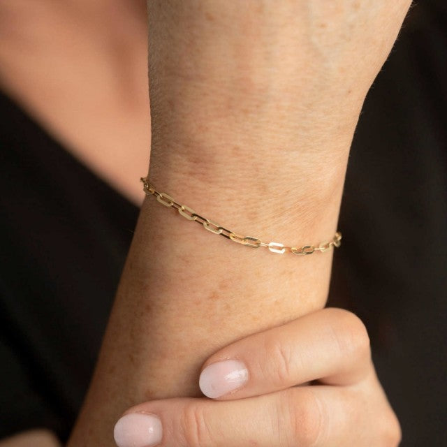 Armbånd i gull, 16,5 cm