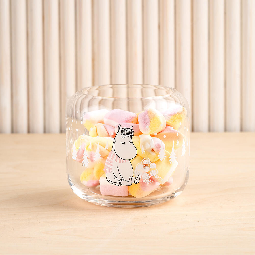 Mummi telysholder 9 cm, Snøfall