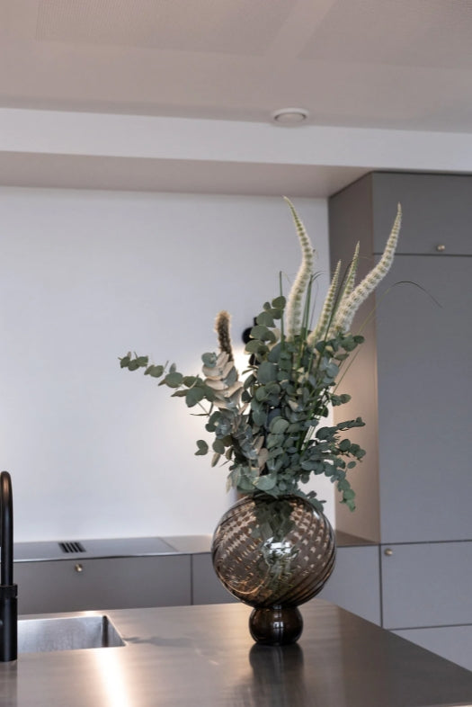 Meadow Swirl Vase Medium, Topaz