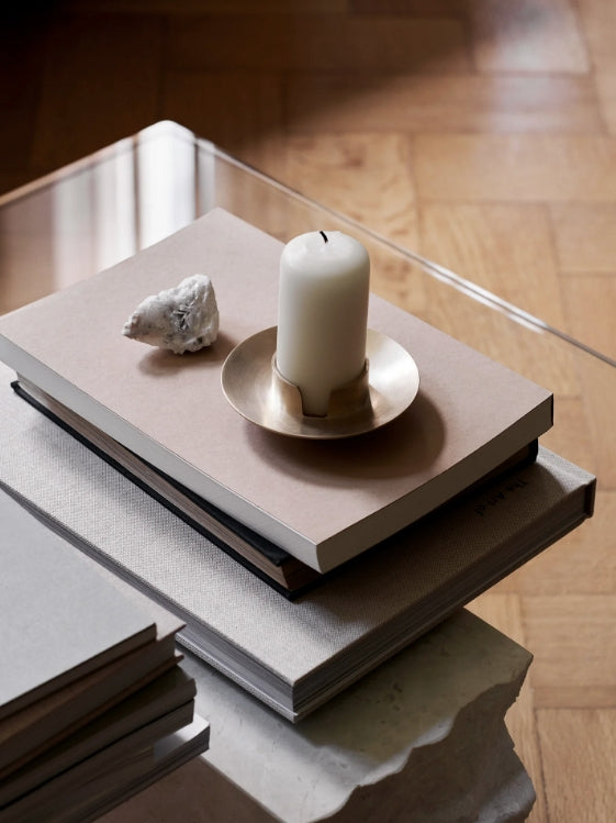 Block Kubbelysholder, Brass