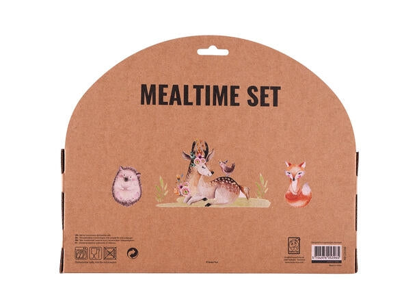 Barbo Toys WOOD FRIENDS SERVISE I MELAMIN, 5 DELER