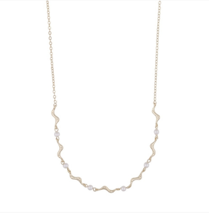 LINE PEARL FORGYLT HALSKJEDE