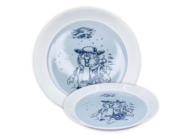 Flåklypa Flåklypa asjett 20cm, Ludvig i snøføyka