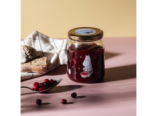 MUMMI GLASSKRUKKE + KLISTREMERKER, 0,5L