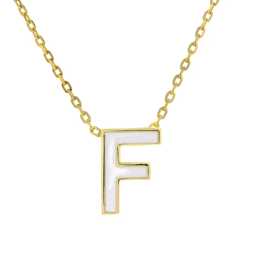 SMYKKE I SØLV BOKSTAV F