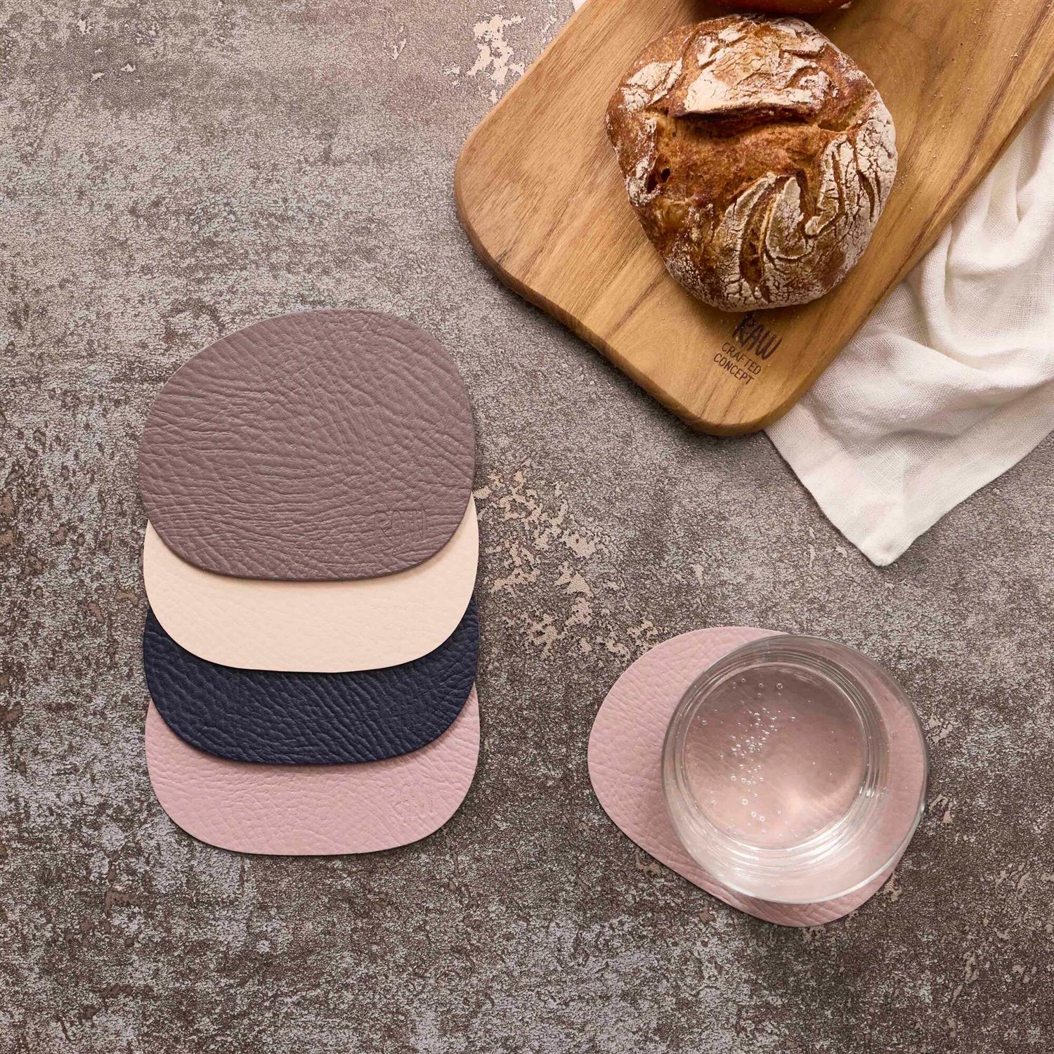 Aida - Raw glassbrikker 6 pk, Warm Nude