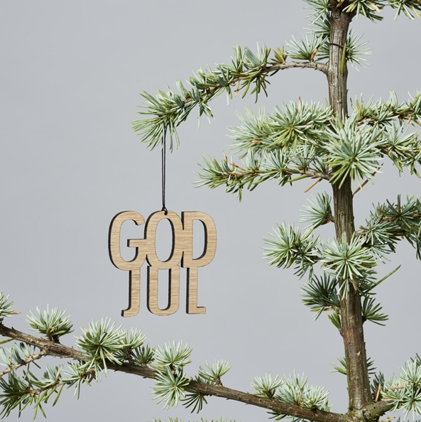 Oppheng God Jul eik 2 stk