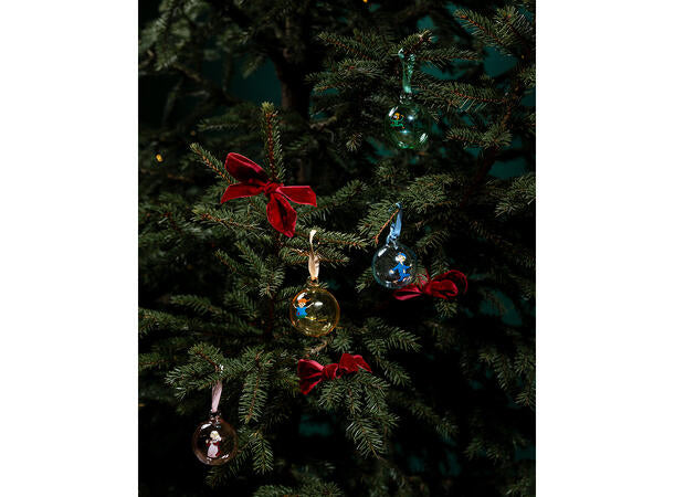 Muurla Pippi og Emil julekuler, 4 stk