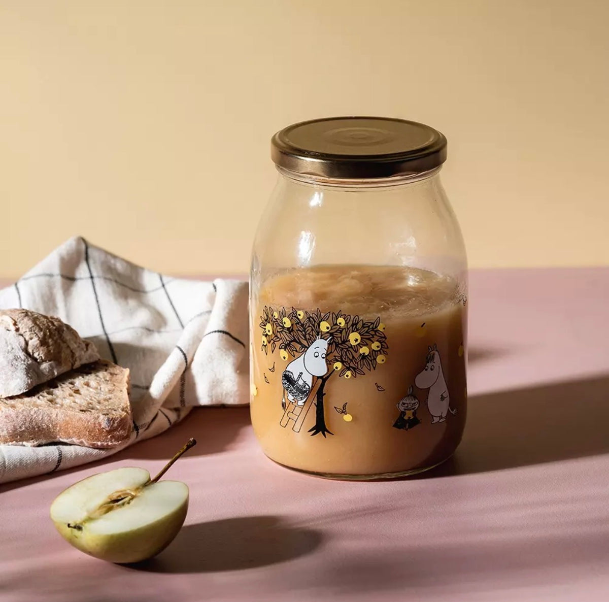 MUMMI GLASSKRUKKE + KLISTREMERKER, 1L