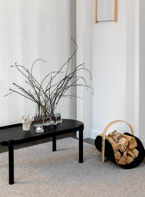 Woody Bord 50x105cm, Sort