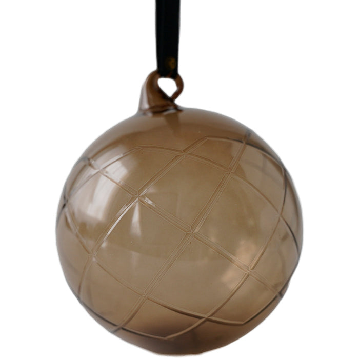 LUX dekorkule 12 cm, Topaz