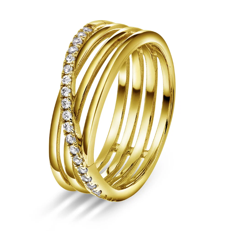 Siena Ring i sølv med zirkonia