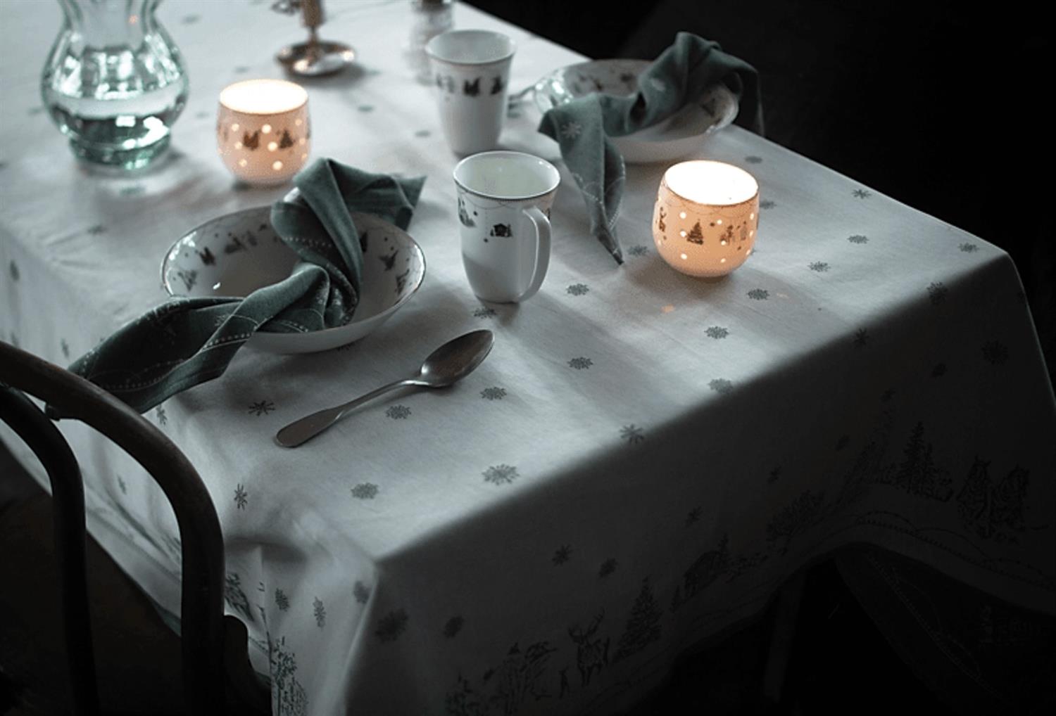 Wik & Walsøe Julemorgen Story lyslykt, 2 pk