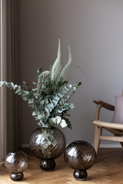 Meadow Swirl Vase Large, Topaz