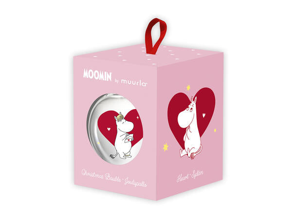 Mummi julekule 9cm, Hjerte