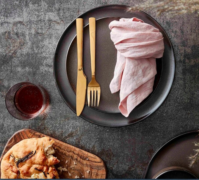 Aida - RAW Frokosttallerken 23 cm, Metallic Brown