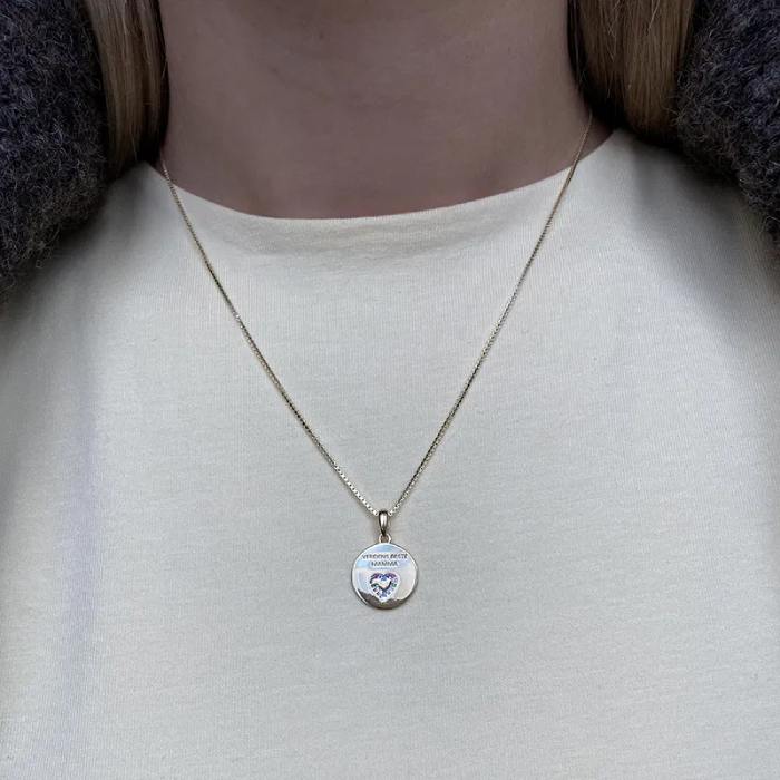 Verdens beste mamma smykke i sølv