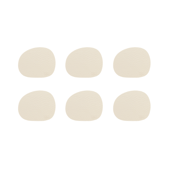 Aida - Raw glassbrikker 6 pk, Warm Nude