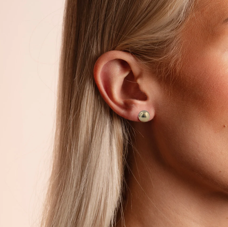 Bennet øredobber, forgylt