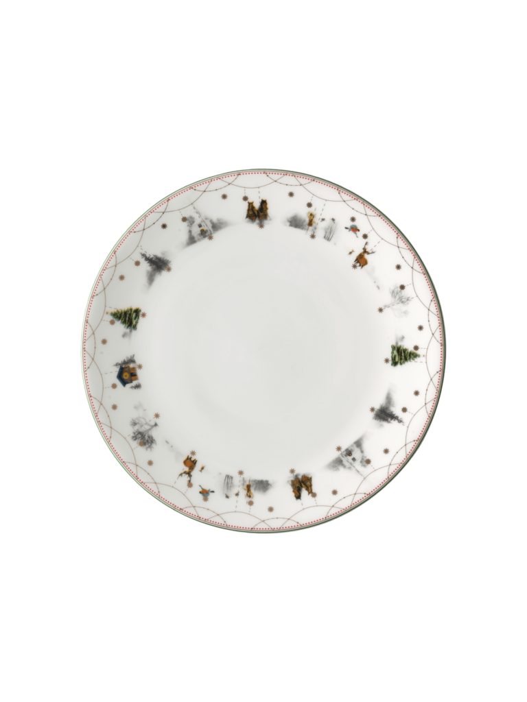 Wik & Walsøe Julemorgen Story tallerken, 28 cm