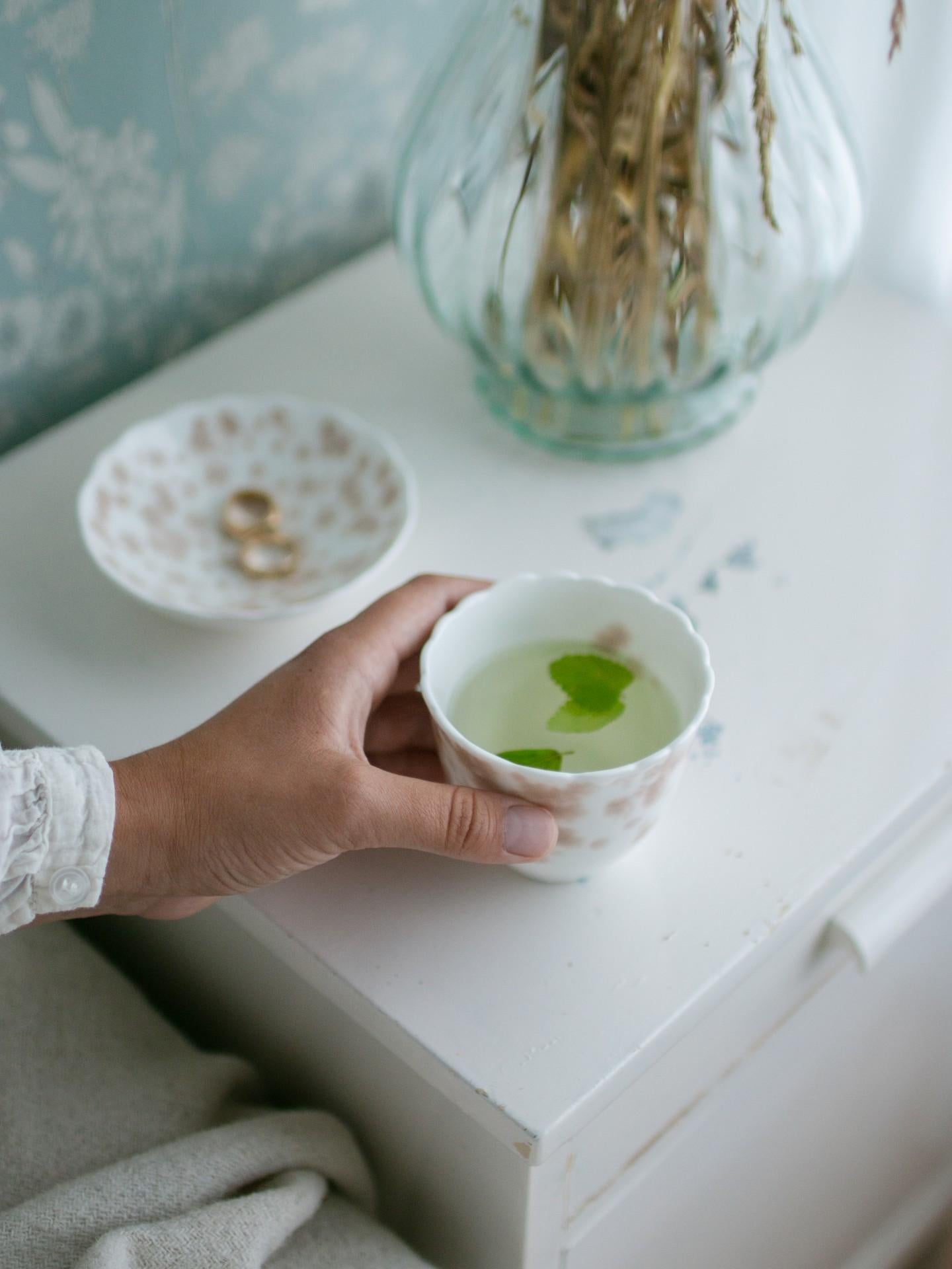 Slåpeblom rosa kopp uten hank 20 cl, 2 pk