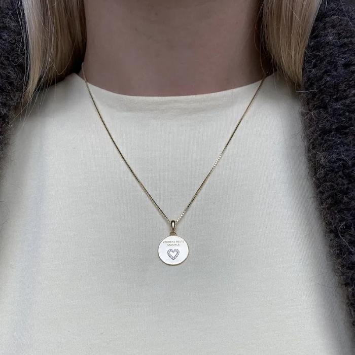 Verdens beste mamma smykke i sølv